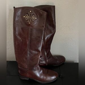 Tory Burch Tall leather Boots sz 8
